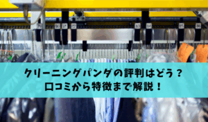 Read more about the article クリーニングパンダの評判はどう？口コミから特徴までどこよりも詳しく解説！