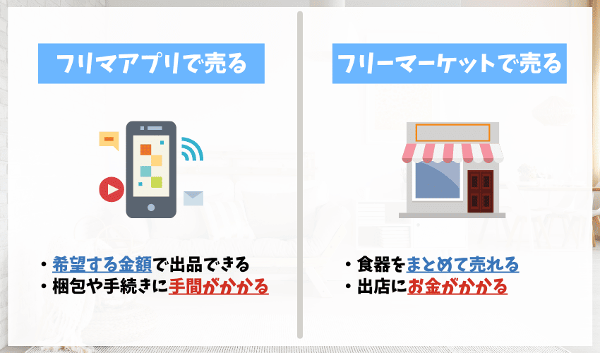 使用済みの食器を専門買取以外で売る方法